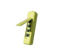 Funda protectora a prueba de golpes para Pocket 4 con almacenamiento de filtro, carcasa dura de policarbonato de cobertura completa, caja de transporte compacta para aventuras al aire libre (verde)
