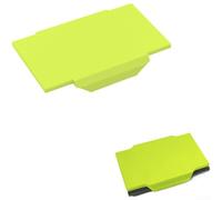 Funda protectora a prueba de polvo con mecanismo de ajuste a presión para Nintendo para juegos y reloj, dispositivo de juego portátil de seguridad (verde)