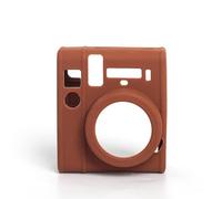 Funda Protectora Adecuada para cámara Instax Mini40, Funda Protectora Simple de Color sólido a Prueba de Polvo y Manchas para Instax Mini40 (Marrón)