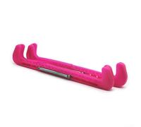 Funda protectora ajustable para patinaje sobre hielo, ideal para hockey y patinaje artístico, fácil instalación con tornillo (rosa)
