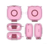 Funda protectora Anker para Soundcore P31i, piel de silicona suave con agarre antideslizante, carcasa a prueba de polvo para accesorios de altavoces portátiles, ajuste compacto (rosa)