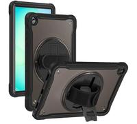 Funda Protectora anticaídas for Samsung Galaxy Tab A11 Plus de 11 Pulgadas y 2025 con Soporte Giratorio de 360 Grados.(Black Through)