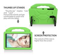 Funda protectora anticaídas segura para niños compatible con Samsung Galaxy TAB4 8.0 (SM-T330/ T331), color verde.