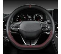Funda Protectora Antideslizante Para Volante De Coche Para Hyundai I30, Para Tucson Ix35, Para Solaris Para Elantra(WINE RED D SHAPE)