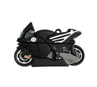 Funda protectora antigolpes 3D para auriculares de moto, compatible con Apple y AirPods 1/2 de 3.ª generación Pro.
