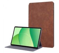 Funda protectora antigolpes de piel sintética para tablet Oppo Pad SE con soporte, color marrón, SZRH AD-H