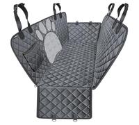 Funda Protectora Asientos Perro para Ford KA Kuga Maverick Mondeo Mustang Puma Ranger S MAX Taunus Taurus, Protector Asiento Coche Perros Trasero Impermeable Cubre Asientos Coche Perro,Grey