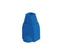 Funda protectora lanberg plb - 1000 - b para conector rj45 pack de 100 unidades azul