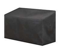 Funda protectora banco jardín Oxford antracita 135x66x88/70cm