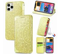 Funda Protectora Case Para Apple iPhone 11 Pro Max Flip Cover Bolsa Amarilla