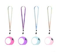 Funda protectora compacta de silicona para mascotas virtuales Punirunes, construcción resistente con cordón y ajuste dimensional preciso (azul agua (rosa (C52))