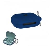Funda protectora compatible con Anker Soundcore AeroFit 2, a prueba de golpes, resistente al sudor, fácil de limpiar, con mosquetón para deportes al aire libre y uso diario (azul)
