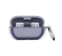 Funda protectora compatible con Beats Solo Buds: resistente a golpes, anticaídas y de diseño ligero en negro, rojo y morado.