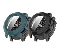 Funda protectora compatible con Coros Nomad, funda dura de PC con lámina blindada, accesorios de protección, carcasa resistente a los arañazos (negro y verde)