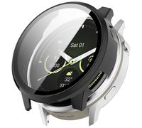 Funda Protectora Compatible con Garmin Venu 4 (45mm) PC+Film Templado Integrado - Negro