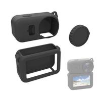 Funda protectora compatible con OSMO NANO, funda de silicona que absorbe los golpes para protección a prueba de polvo, antiarañazos y anticaídas (negro)