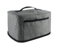 Funda protectora compatible con prensa de tazas, resistente a los arañazos, diseño abierto para un fácil acceso, incluye bolsillos de almacenamiento, 1 paquete, gris