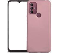 Funda protectora compatible con TCL 305 / TCL 306 / TCL 30 SE/TCL 30E - Funda protectora de gel de silicona TPU suave mate ultra suave y delgada (rosa)
