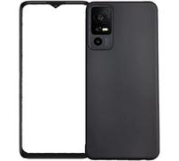 Funda protectora compatible con TCL 40R 5G 6.6 T771K T771K1 T771H T771A Funda protectora Gel Silicona TPU Suave Mate Soft Slim Case (negro)