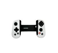 Funda protectora con asa para mando de juegos móvil Backbone One con cordón, funda de agarre de silicona compatible con controlador de juegos de silicona, 3 colores, negro, blanco, gris (blanco)