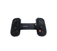 Funda protectora con asa para mando de juegos móvil Backbone One con cordón, funda de agarre de silicona compatible con controlador de juegos de silicona, 3 colores: negro, blanco, gris (negro)