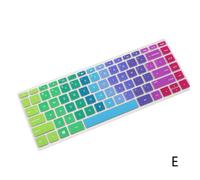 Funda protectora con diseño de arcoíris para teclado de portátil HP Pavilion Stream de 14 pulgadas K9J3