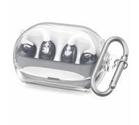 Funda Protectora con Mosquetón para Estuche de Carga JBL Soundgear Clips | A Prueba de Golpes y Resistente a Arañazos | Protector de Carcasa Dura con Llavero