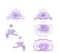 Funda Protectora con Protector de Pantalla para Tamagotchi Paradise,Carcasa Superior Transparente con Agarre Antideslizante, Funda Resistente a Los Arañazos para la Consola (Transparent Purple)