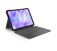 Logitech Combo Touch - Custodia Con Tastiera E Custodia Folio - Con Trackpad - Retroilluminata - Connettore Apple Smart - Qwertz - Tedesco - Grafite