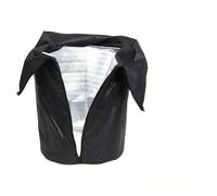 Funda protectora contra heladas para árboles pequeños arbustos en macetas - Tela no tejida reutilizable con forro de aluminio con cordón para cierre de cremallera 45X
