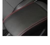 Funda Protectora Cuero Gamuza Reposabrazos Coche Accesorios Interiores Para Control Central Para VW Para Golf 7 MK7 2012-2019(Black-red)