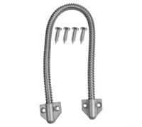 Funda protectora de acero inoxidable para cables de control de acceso con diseño antipellizco adecuado para cableado de red e instalaciones de seguridad ()