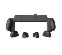 Funda protectora de agarre, funda ergonómica para Nintendo Switch 2, comodidad y estilo para todas las manos con agarres reemplazables (color negro)