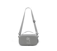 Funda protectora de almacenamiento para cámara DJI Osmo Nano, bolsa organizadora de gran capacidad con correa para el hombro y bolsillo de malla para accesorios de transporte de cámara deportiva, gris