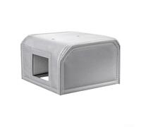 Funda protectora de alta temperatura para mini excavadora y minicargadora, cubierta de escudo térmico de fibra de vidrio de silicona con papel de aluminio, polvo y lluvia para protección de