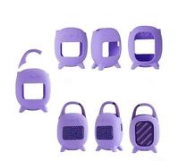 Funda protectora de altavoz, Funda de silicona suave para JBL CLIP5 Outdoor Portable Shield a prueba de golpes Anti-Drop Skin para (rojo)