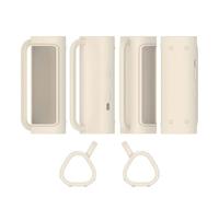 Funda protectora de altavoz para Sonos Roam 2, funda suave de silicona (blanco claro)