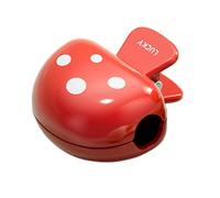 Funda protectora de cepillo de dientes genérica - Protector de cabeza de cepillo de dientes manual en forma de hongo - Accesorio decorativo a prueba de polvo para toda la familia, rojo, Se référer au