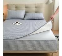 Funda protectora de colchón impermeable, funda transpirable con cremallera, sábana bajera lavable antipolvo para máxima protección, se adapta a camas individuales, dobles y king