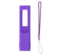 Funda Protectora de Control Remoto Funda de Silicona con Correa de Mano Antideslizante Agradable para la Piel para 01265A 01270A 01271A TM1790A Accesorios de televisión (Conjunto Morado)