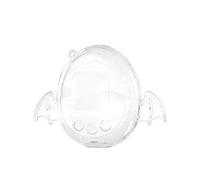 Funda Protectora de Cristal Duro para Tamagotchi con protección Integral, antiamarilleamiento y antiarañazos Funda Transparente de PC Que se Puede Colocar de pie(Little Devil Transparente)