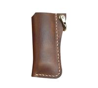 Funda protectora de cuero para encendedor de llavero, funda protectora para encendedor, funda para exteriores | Bolsa de encendido rústica con grilletes de herradura, funda protectora de encendedor,