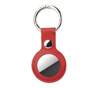 Funda protectora de cuero para localizador de dispositivos Apple AirTag antipérdida.