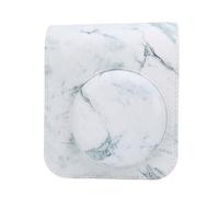Funda Protectora de Cuero PU para Cámara Instantánea, Funda Universal para Cámara de Película, Bolsa de Viaje Marmoleado con Correa