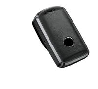 Funda Protectora De Cuero Y Aleación para Llave De Coche para Mazda 3 para Alexa CX30 CX-30 CX-5 CX5 CX3 CX-3 CX8 CX-8 CX9 CX-9(Black,Case)