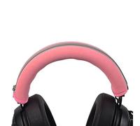 Funda Protectora de Diadema para Auriculares Almohadilla Protectora con Cremallera de Repuesto Auriculares para Razer Kraken Pro 7.1 V2 (Rosa)