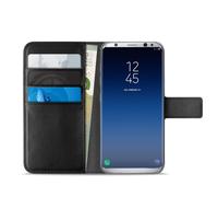 Funda Protectora De Eco-Cuero Puro Para Samsung Galaxy S9