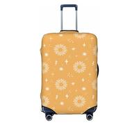 Funda protectora de elastano altamente elástica para maleta, tamaño XL, se adapta a 29 a 32 pulgadas, estampado bohemio de estrellas y sol, White, X-Large