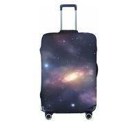 Funda protectora de equipaje personalizada con estampado de galaxia en el universo para viajes y negocios, Black, S