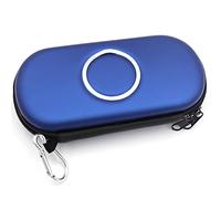 Funda Protectora de EVA Duro para Sony PSP 1000 2000 3000, Consola de Juegos Bolsa de Transporte de Almacenamiento de Viaje Bolsa de Juego de Accesorios (Blue)